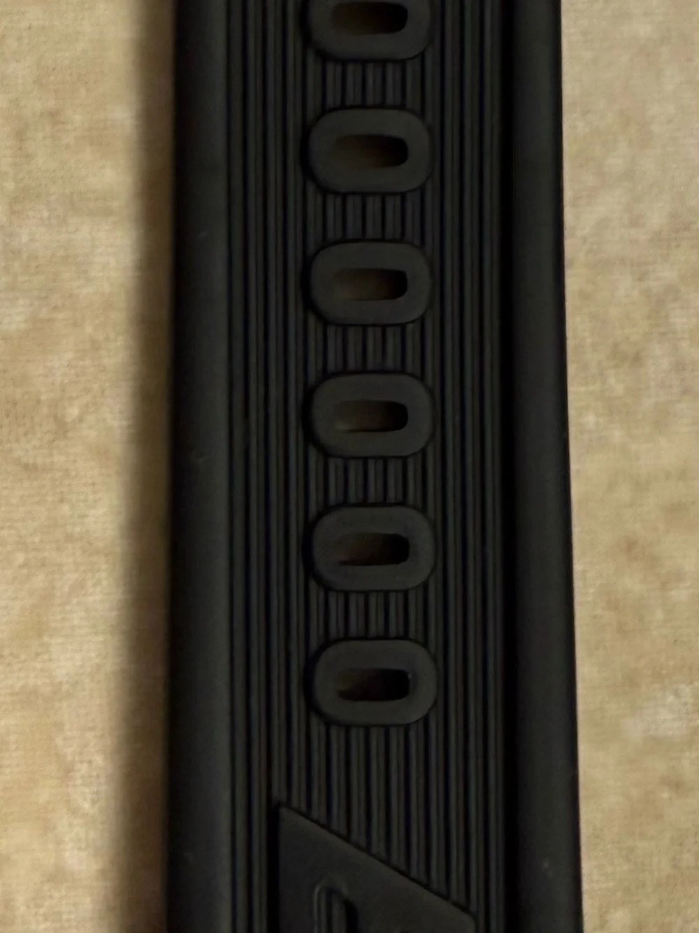 Breitling Diver Pro Black Rubber Watch Strap Band & Buckle 20mm (20-18)